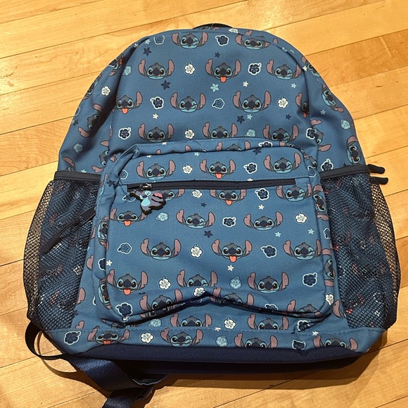 Disney Stitch Blue Character Backpack
